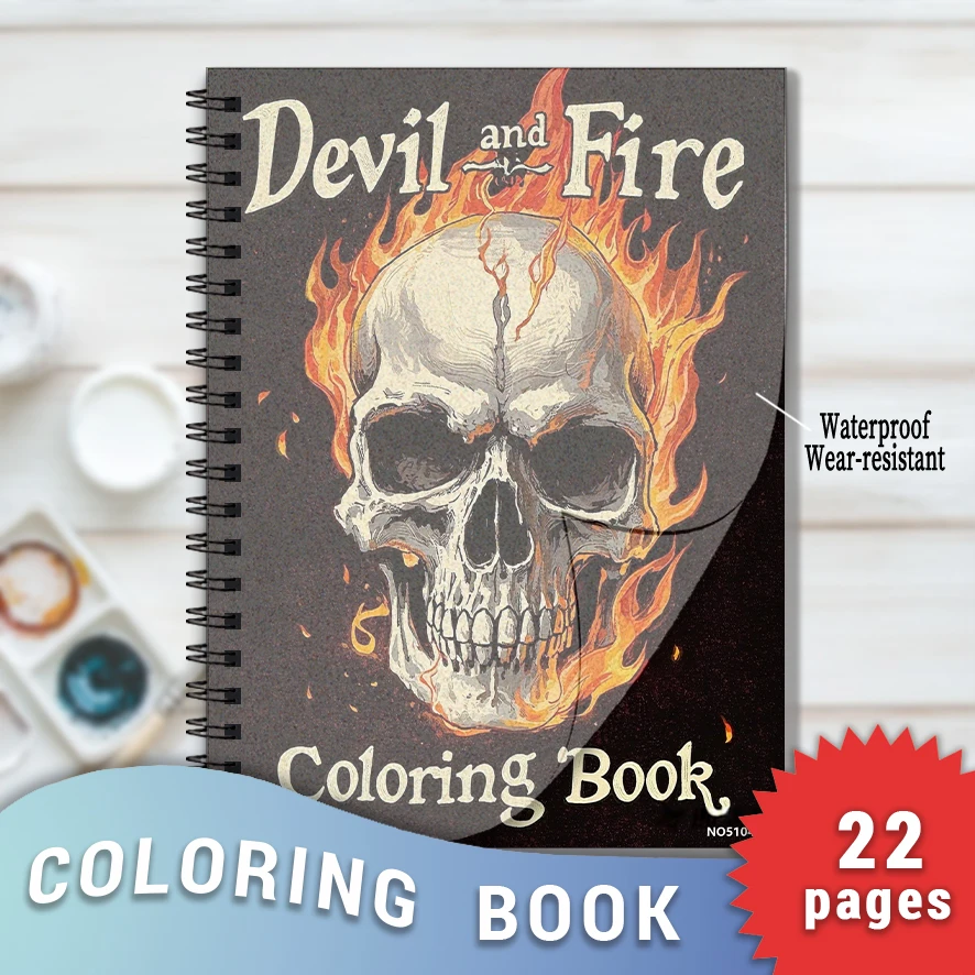 Skullture Adult Coloring Book - 8.3x 11.2 Inch 22 Page Coloring Book - Helps Reduce Stress and Ease Emotions
Skullture Adult Coloring Book - 8.3x 11.2 Inch 22 Page Coloring Book - Helps Reduce Stress and Ease Emotions