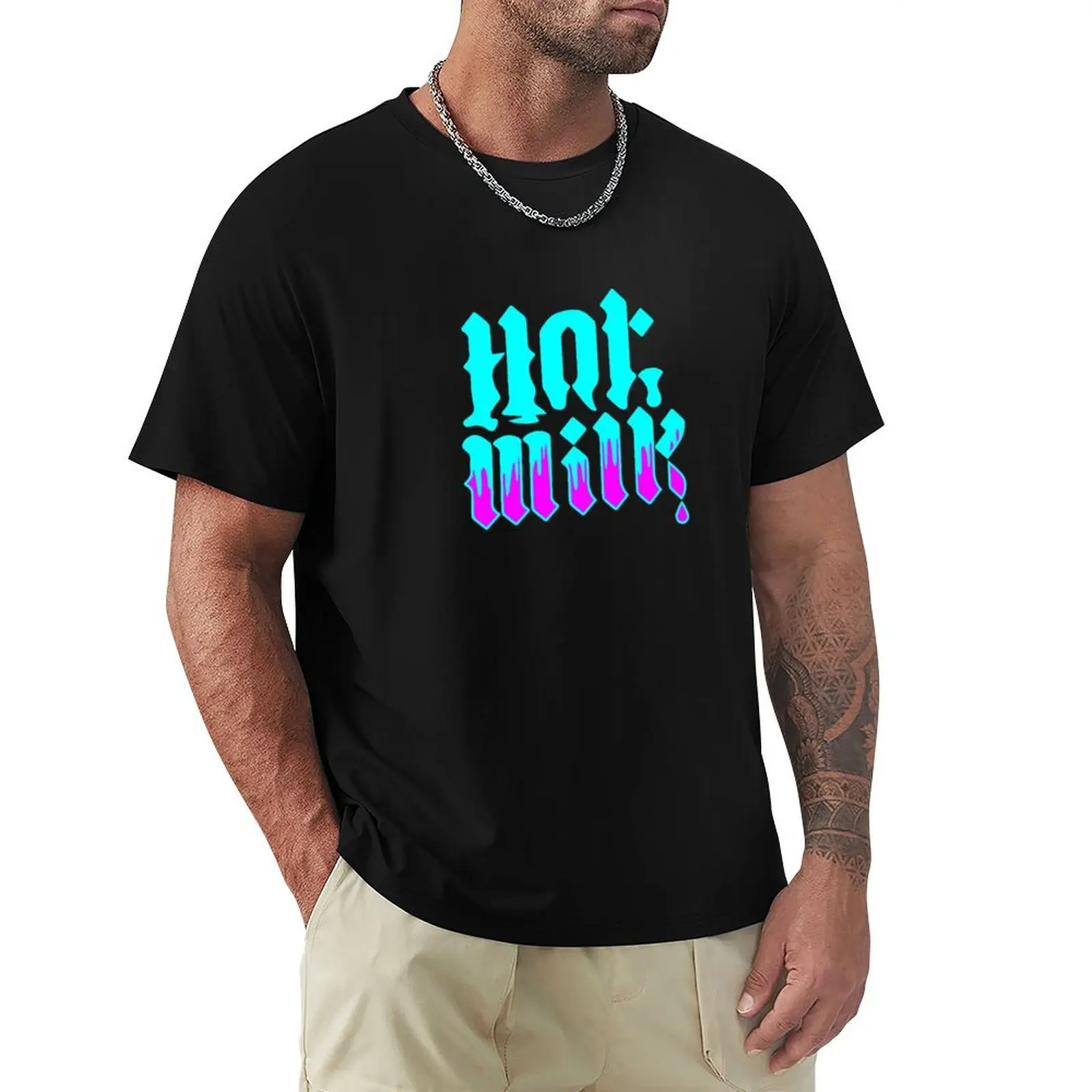 Hot Milk Band Logo T-Shirt valentines clothes oversized graphic tee mens workout shirts
Hot Milk Band Logo T-Shirt valentines clothes oversized graphic tee mens workout shirts