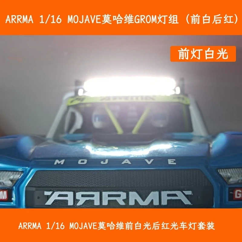 Roof Light Kit for 1/16 ARRMA MOJAVE GROM 4WD Short Course Truck-High Brightness LED Spotlights,No Modification RC Upgrade Parts
Roof Light Kit for 1/16 ARRMA MOJAVE GROM 4WD Short Course Truck-High Brightness LED Spotlights,No Modification RC Upgrade Parts