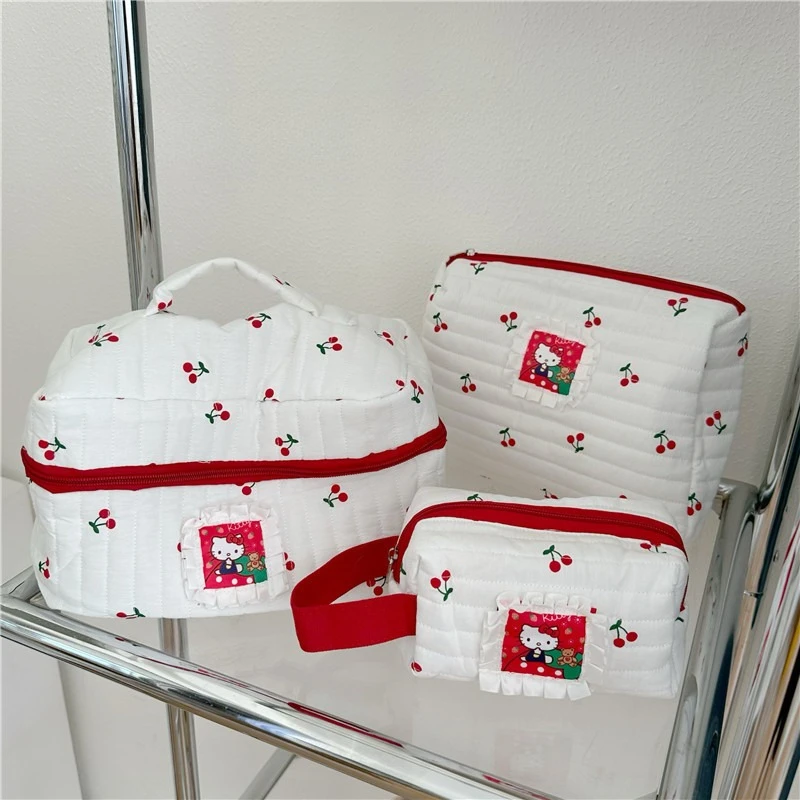 Hello Kittys Cosmetic Bag Sanrios Cute Large Capacity Skin Care Storage Bag Student Travel Portable Toiletry Bag
Hello Kittys Cosmetic Bag Sanrios Cute Large Capacity Skin Care Storage Bag Student Travel Portable Toiletry Bag