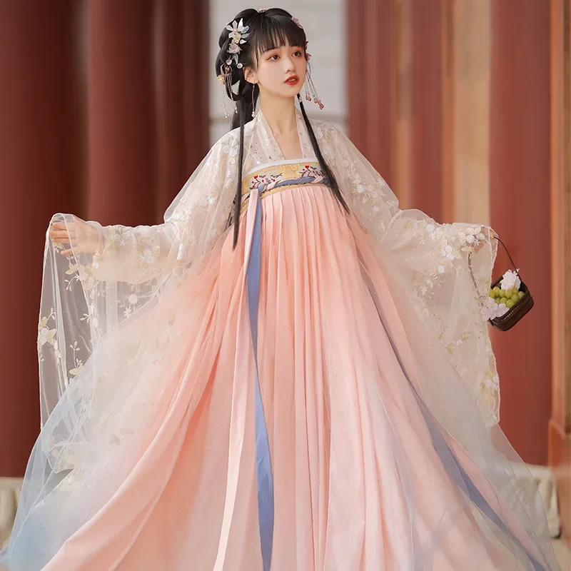 New Ladies' Hanfu Chinese Style Ancient Traditional Wedding Dress Set Fantasia Women Carnival Costumes Ancient Women's Clothing
New Ladies' Hanfu Chinese Style Ancient Traditional Wedding Dress Set Fantasia Women Carnival Costumes Ancient Women's Clothing