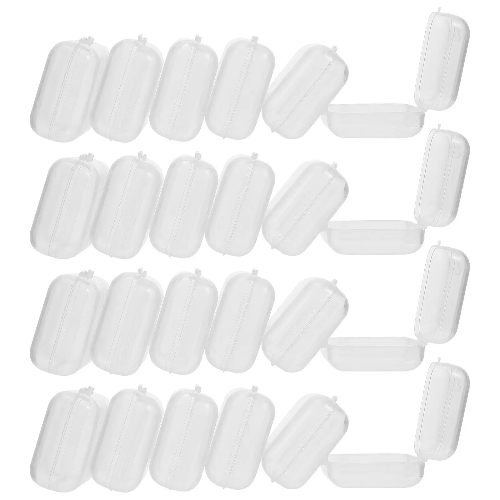 100 Pcs Plastic Storage Box Mini Transparent Containers Jewelry Cases Home ganizer Practical Item Holder Storage Solutions
100 Pcs Plastic Storage Box Mini Transparent Containers Jewelry Cases Home ganizer Practical Item Holder Storage Solutions