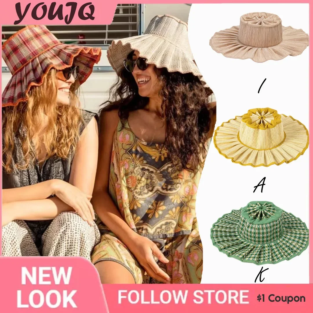 Y2K Parent-Child Summer Reversible Pleated Sun Hats for Women Casual Straw Hat Outdoor Beach Shade Straps Lady Caps Casquette
Y2K Parent-Child Summer Reversible Pleated Sun Hats for Women Casual Straw Hat Outdoor Beach Shade Straps Lady Caps Casquette