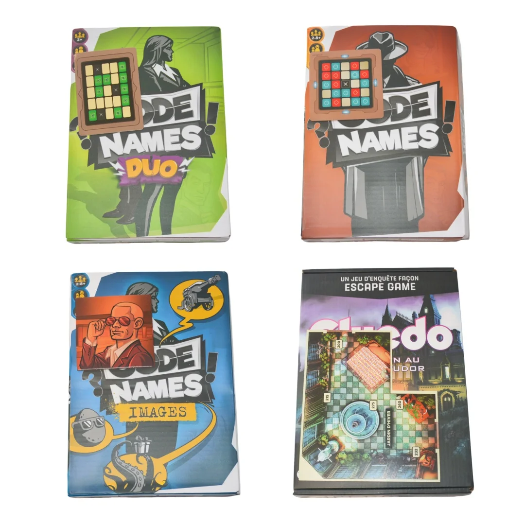 Collection of Mystery-Solving and Text Reasoning Games, French Version Board Games, Card Games, Ideal Interactive Tabletop Games, Party Games, Suitable as Gifts
Collection of Mystery-Solving and Text Reasoning Games, French Version Board Games, Card Games, Ideal Interactive Tabletop Games, Party Games, Suitable as Gifts