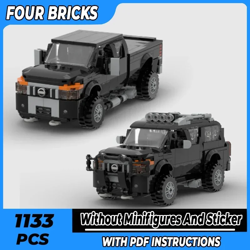Модель городского автомобиля Moc, строительные кирпичи, Speed Champion 4X4, технология грузовика, модульные блоки, подарки, рождественские игрушки, наборы «сделай сам», сборка
Модель городского автомобиля Moc, строительные кирпичи, Speed Champion 4X4, технология грузовика, модульные блоки, подарки, рождественские игрушки, наборы «сделай сам», сборка