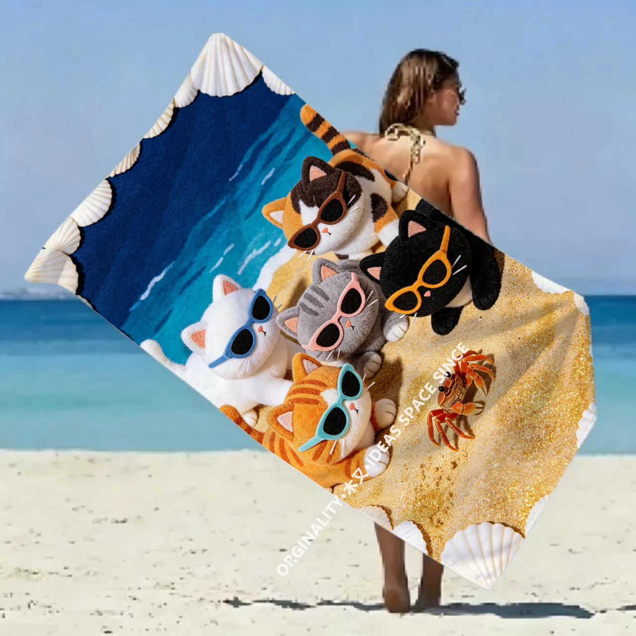 Cool Sunglasses Cats Beach Towel Patterned Sunscreen And Windproof Suitable For Swimming Pool Camping Travel
Cool Sunglasses Cats Beach Towel Patterned Sunscreen And Windproof Suitable For Swimming Pool Camping Travel