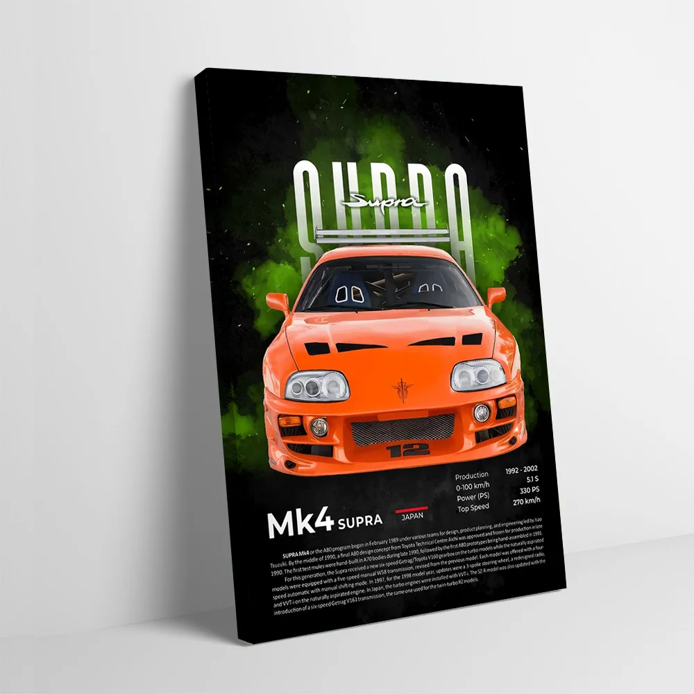 Спортивный автомобиль MK4, спортивный автомобиль, постер, настраиваемый печатный холст, картина, настенный художественный подарок для современной гостиной, фотографии Wand Deko
Спортивный автомобиль MK4, спортивный автомобиль, постер, настраиваемый печатный холст, картина, настенный художественный подарок для современной гостиной, фотографии Wand Deko