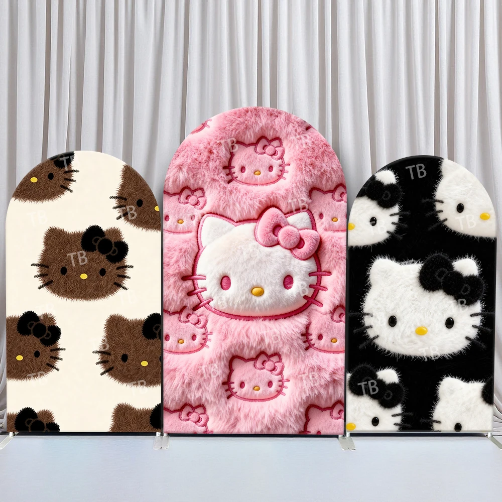 Фон-арка в стиле Hello Kitty, пушистый, милый, для детского дня рождения, мягкий, в мультяшном стиле, реквизит для фотозоны
Фон-арка в стиле Hello Kitty, пушистый, милый, для детского дня рождения, мягкий, в мультяшном стиле, реквизит для фотозоны