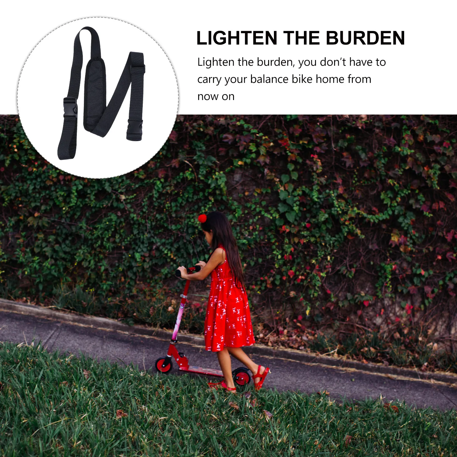 1Pcs Scooter Shoulder Strap Kick Scooter Carrying Belt with Quick Release Buckle Ergonomic Pad for Balance Foldable Bicycles
1Pcs Scooter Shoulder Strap Kick Scooter Carrying Belt with Quick Release Buckle Ergonomic Pad for Balance Foldable Bicycles