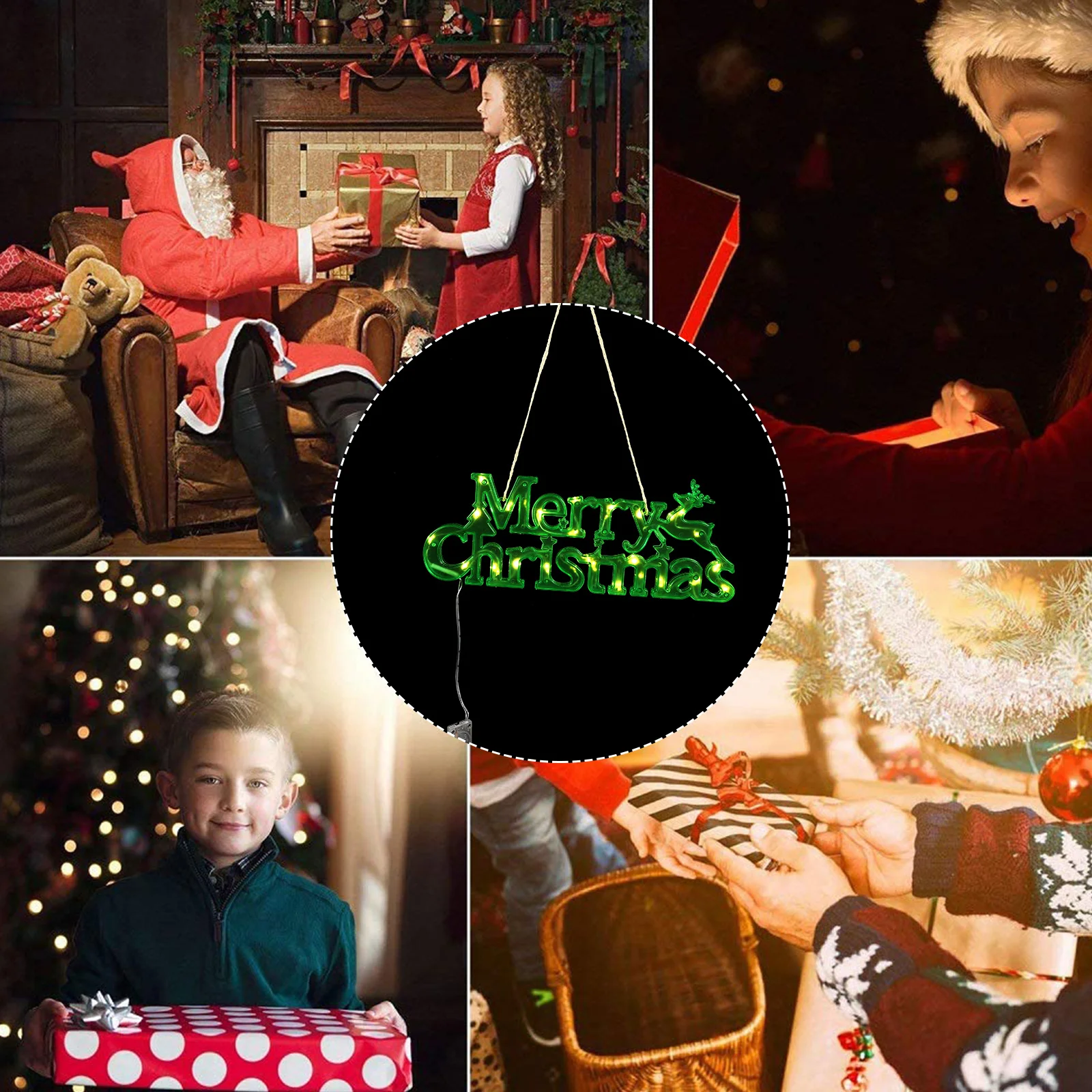 Creative Christmas Garland Light Board Hanging Decorative Atmosphere Light for Patio Shop Window Xmas Home Decor Indoor Outdoor
Creative Christmas Garland Light Board Hanging Decorative Atmosphere Light for Patio Shop Window Xmas Home Decor Indoor Outdoor