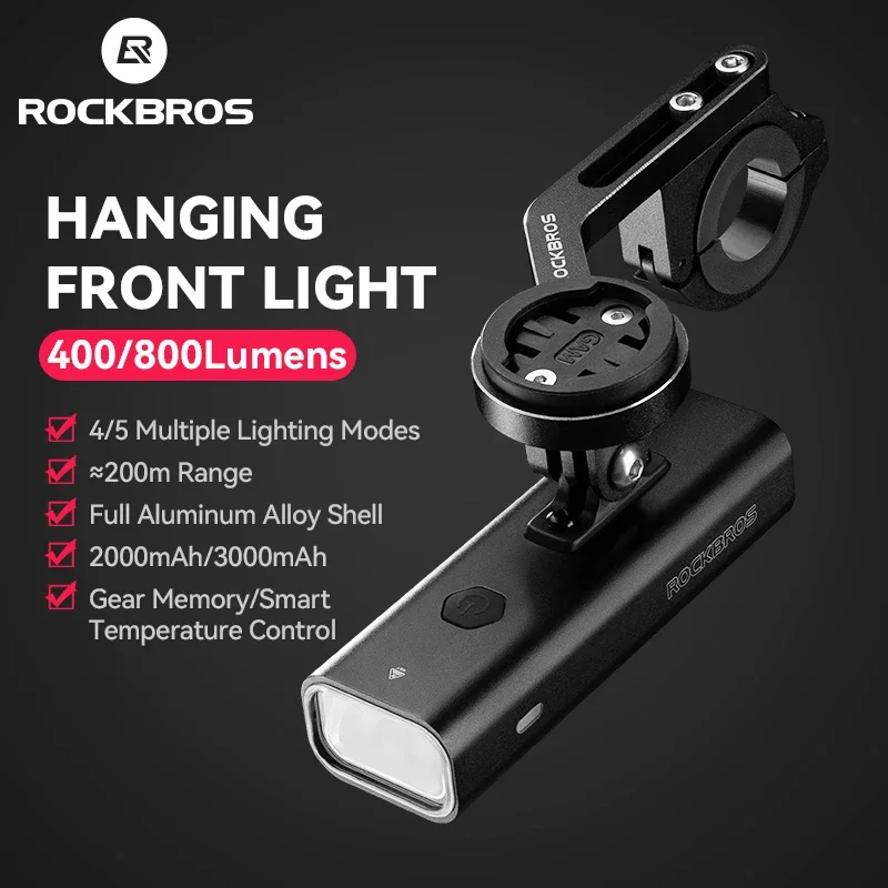 ROCKBROS Hanging Bicycle Light 1500LM/1000LM MTB Road Cycling Highlight Bicycle Lamp with Holder Ipx6 Type-C Charging Bike Light
ROCKBROS Hanging Bicycle Light 1500LM/1000LM MTB Road Cycling Highlight Bicycle Lamp with Holder Ipx6 Type-C Charging Bike Light