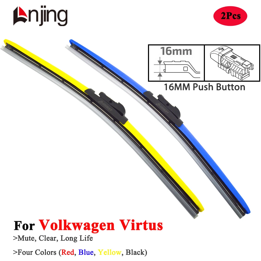 LNJING Colorful Wiper Blades For VW Volkswagen Virtus Sedan 2019 2021 2022 2023 2024 2025 Car Accessories Blue Windshield Wipers
LNJING Colorful Wiper Blades For VW Volkswagen Virtus Sedan 2019 2021 2022 2023 2024 2025 Car Accessories Blue Windshield Wipers