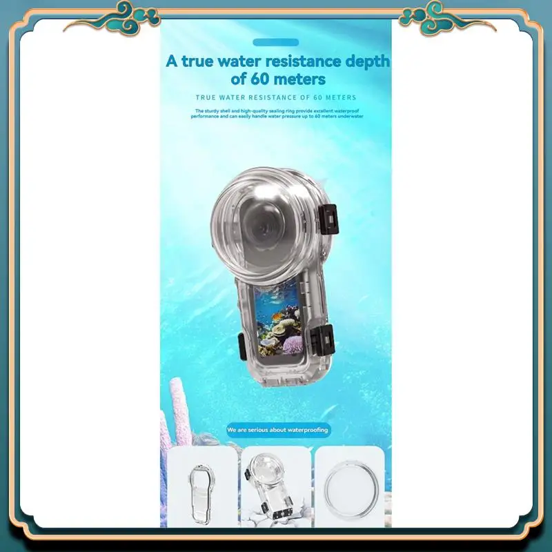 (New)-For Insta360 X5 60M Waterproof Case Invisible Diving Shell Underwater Protective Case For Insta360 X5 Action Camera
(New)-For Insta360 X5 60M Waterproof Case Invisible Diving Shell Underwater Protective Case For Insta360 X5 Action Camera