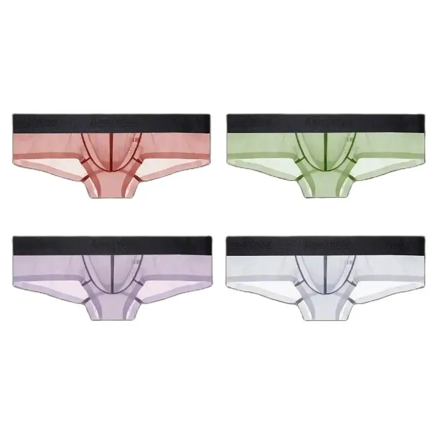 Underwear men's small tight boxer ultra-thin transparent ice silk low waisted youth fully transparent traceless pant
Underwear men's small tight boxer ultra-thin transparent ice silk low waisted youth fully transparent traceless pant
