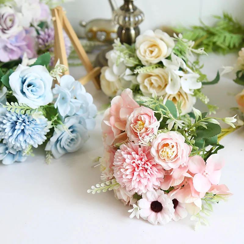 2PCS Hydrangea Real Touch Artificial Flowers for Home Living Room Decoration Bridal Bouquet Wedding Flower Arrangement Decor
2PCS Hydrangea Real Touch Artificial Flowers for Home Living Room Decoration Bridal Bouquet Wedding Flower Arrangement Decor
