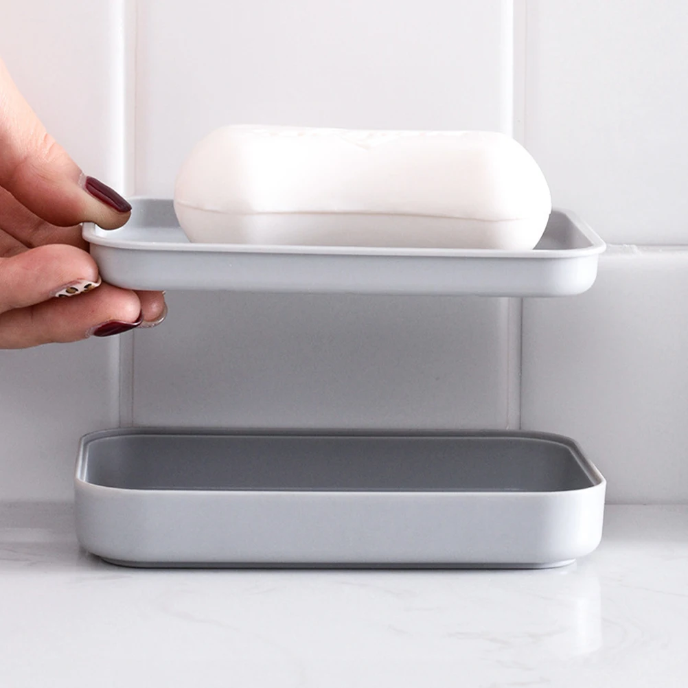 10pcs Dish Storage Box Double Layer Plastic Holder Drainage Holes Multi Functional Bathroom Decorative Soap Rack Soap Tray
10pcs Dish Storage Box Double Layer Plastic Holder Drainage Holes Multi Functional Bathroom Decorative Soap Rack Soap Tray