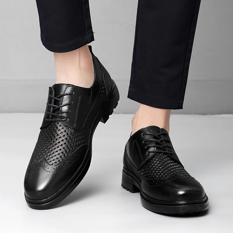 British Style Men's Genuine Leather Shoes Retro Brown Men's Business Work Shoes High-end Banquet Groom Wedding Dress Shoes
British Style Men's Genuine Leather Shoes Retro Brown Men's Business Work Shoes High-end Banquet Groom Wedding Dress Shoes