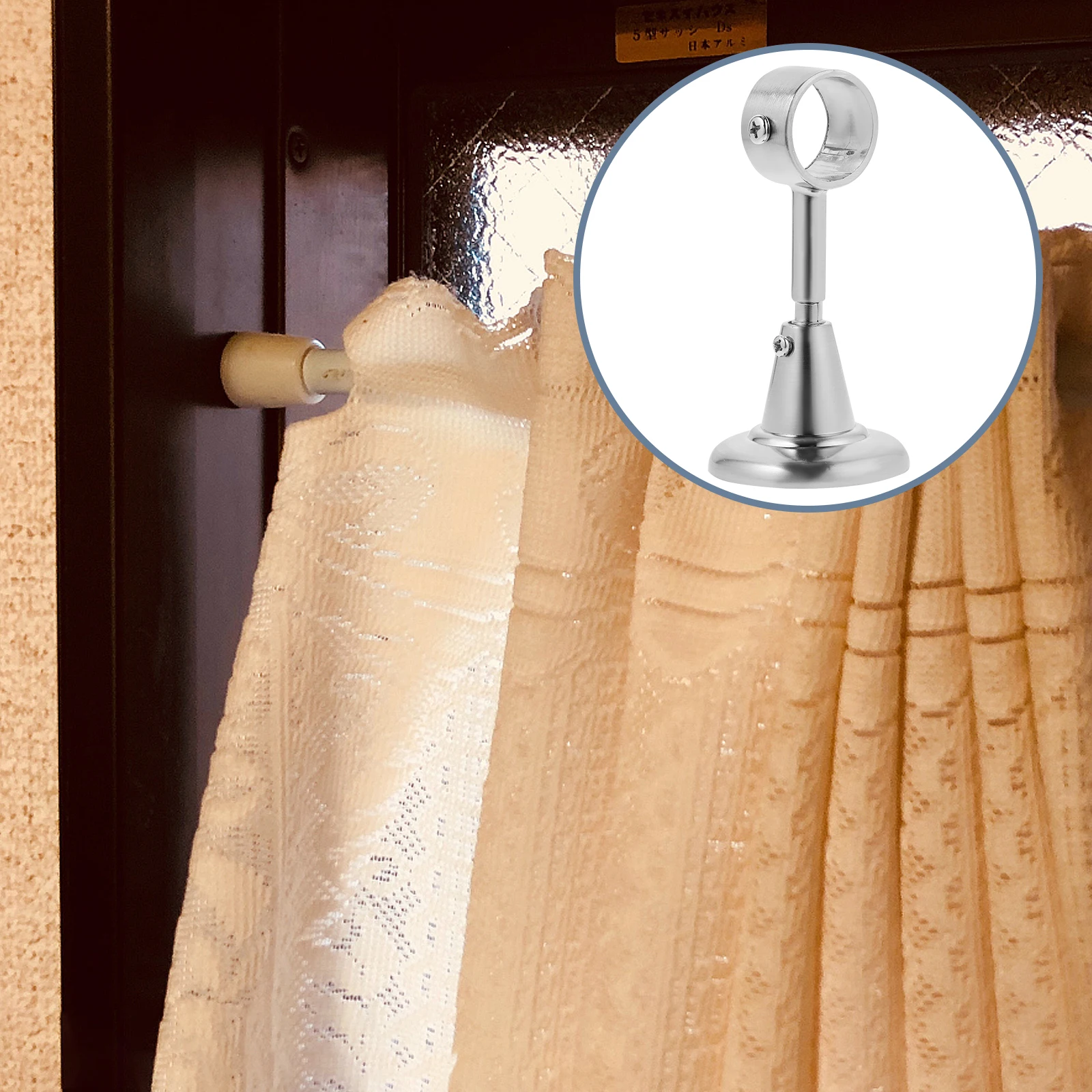 2 Pcs Curtain Rod Brackets Metal Ceiling Wall Mount Wardrobe Accessories Room Divider Floor To Ceiling Drapes Home Hotel
2 Pcs Curtain Rod Brackets Metal Ceiling Wall Mount Wardrobe Accessories Room Divider Floor To Ceiling Drapes Home Hotel