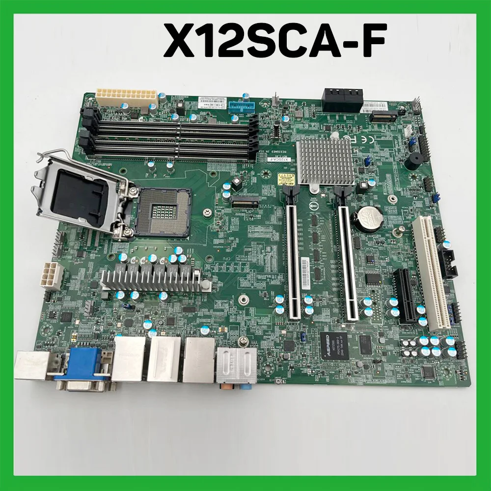 Server Motherboard For Supermicro Single-channel W480 Chip IPMI Tenth Generation i9 i3 i5 i7 X12SCA-F
Server Motherboard For Supermicro Single-channel W480 Chip IPMI Tenth Generation i9 i3 i5 i7 X12SCA-F