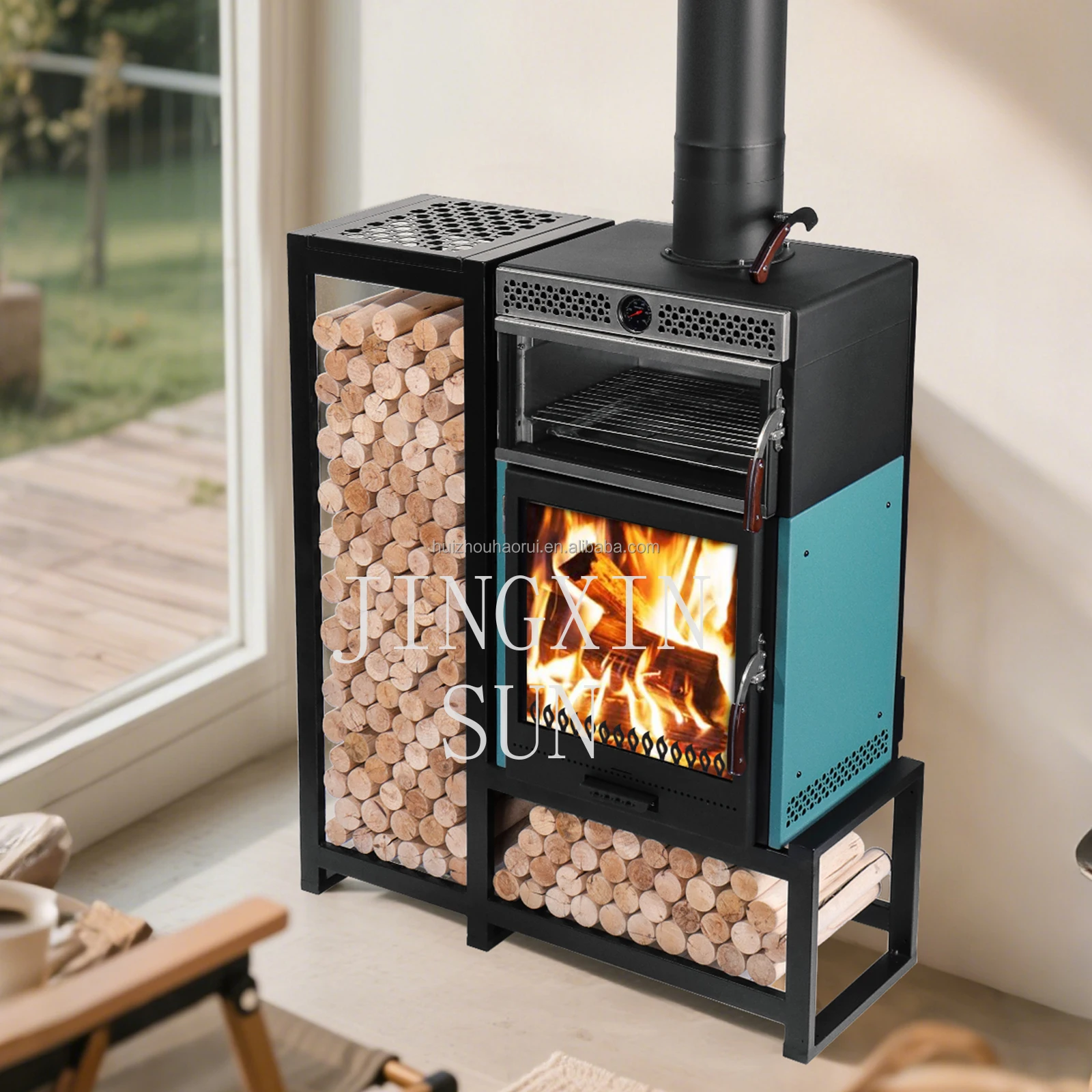 Durable Freestanding Wood Carbon Steel Wood Stove With Oven and 55W Warm air Motor
Durable Freestanding Wood Carbon Steel Wood Stove With Oven and 55W Warm air Motor
