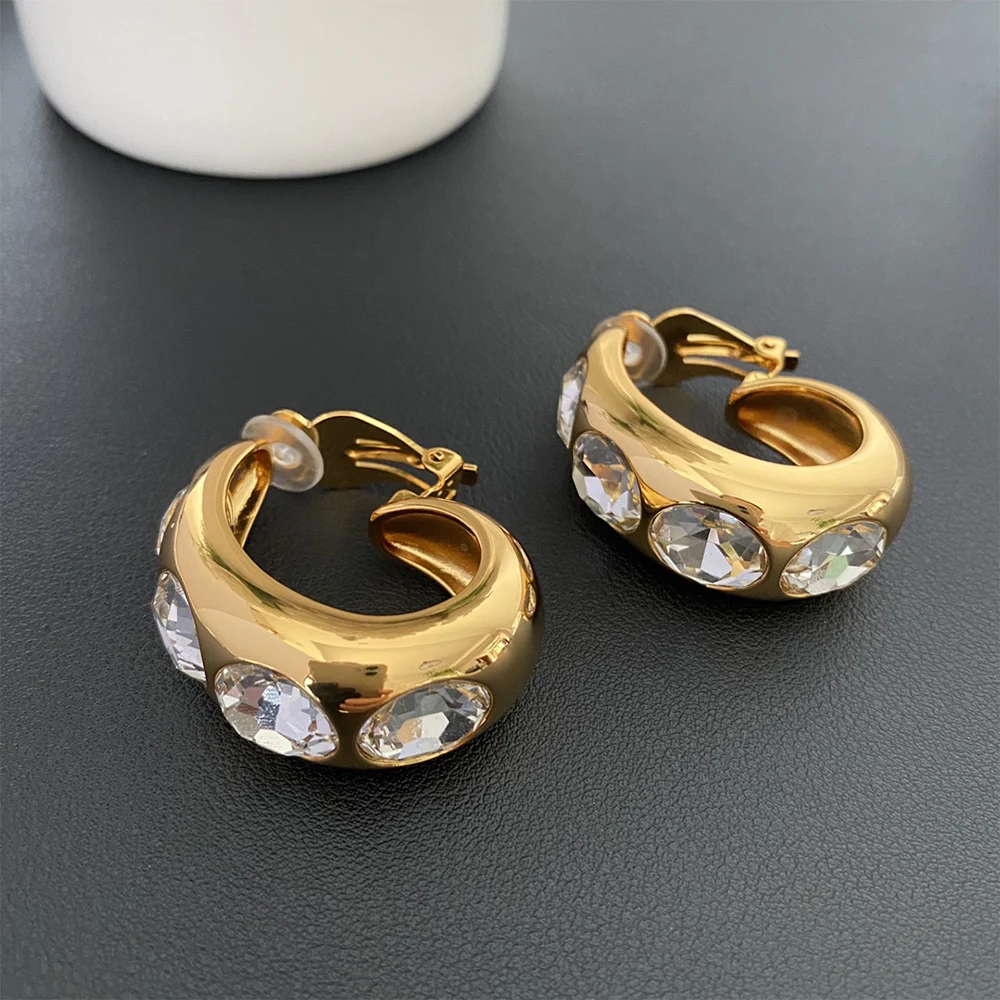 Báthory Elizabeth 2024 Fashion Design Vintage Gold Round Crystal Earrings Ear Clip Luxury Jewelry Women&Men Birthday Party Gift
Báthory Elizabeth 2024 Fashion Design Vintage Gold Round Crystal Earrings Ear Clip Luxury Jewelry Women&Men Birthday Party Gift