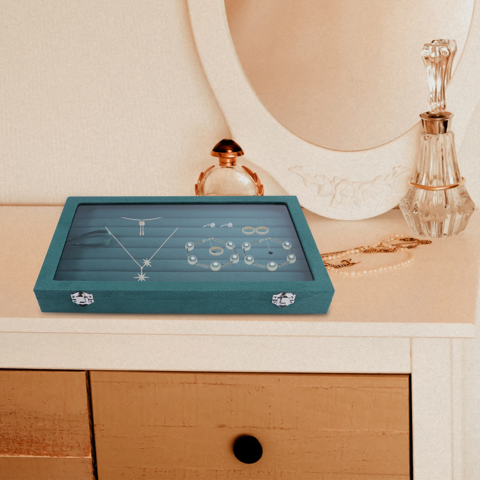 1pc Display Rings Storage Lint Jewelry Box Display Case Storage Box For Wedding Birthday Lint Jewelry Organizer Gift
1pc Display Rings Storage Lint Jewelry Box Display Case Storage Box For Wedding Birthday Lint Jewelry Organizer Gift
