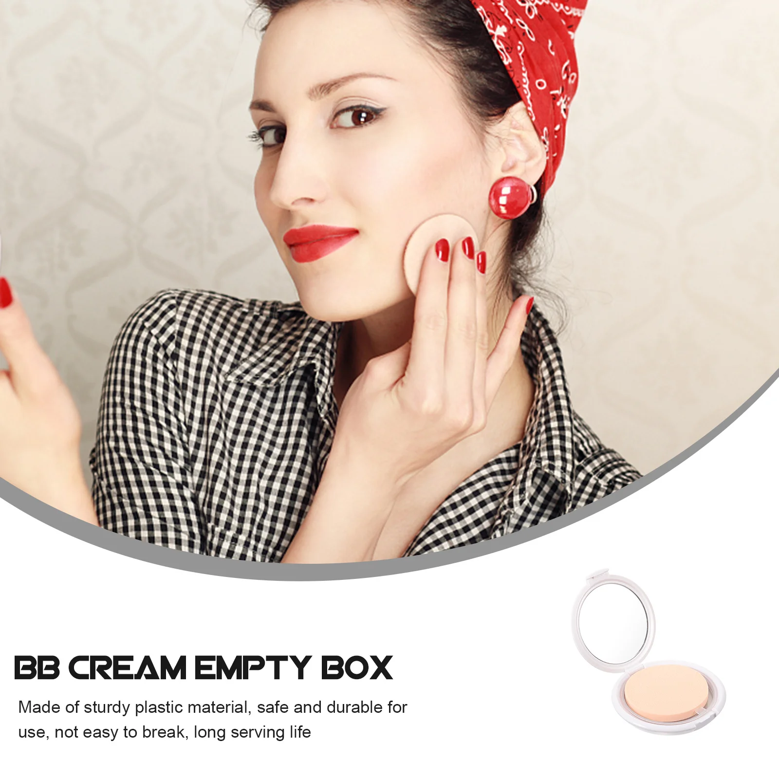 2Pcs Powder Puff Box for DIY Cushion Foundation Compact Case with Mirror Magnetic Closure Portable Makeup Foundation Container
2Pcs Powder Puff Box for DIY Cushion Foundation Compact Case with Mirror Magnetic Closure Portable Makeup Foundation Container