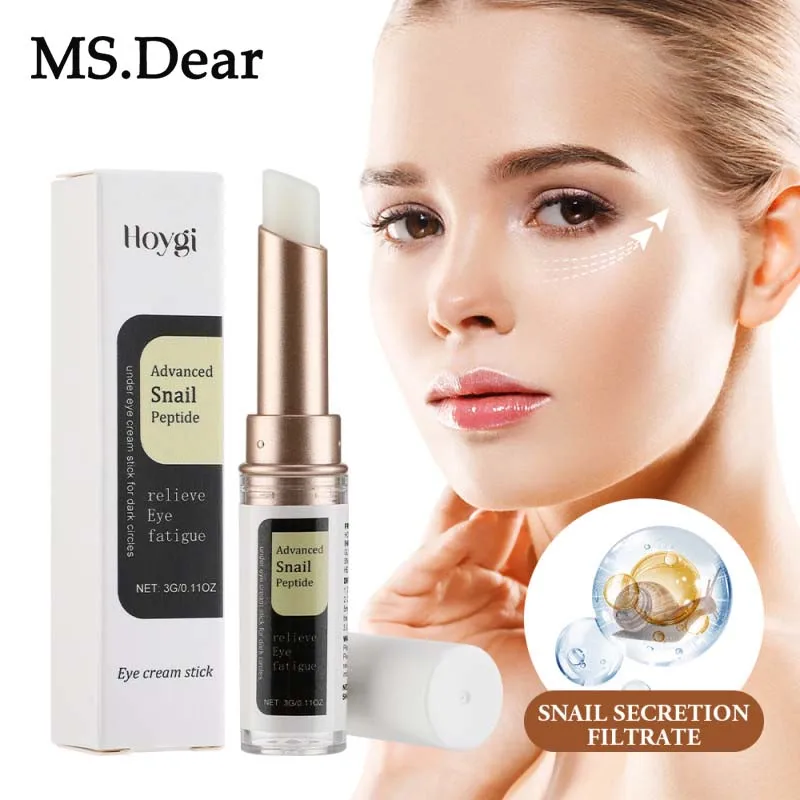 2PCS Snail Peptide Eye Cream Stick Reduce Dark Circles Eye Bags Treatment Firming Eye Brightener Nourishing Moisturize Eye Cream
2PCS Snail Peptide Eye Cream Stick Reduce Dark Circles Eye Bags Treatment Firming Eye Brightener Nourishing Moisturize Eye Cream