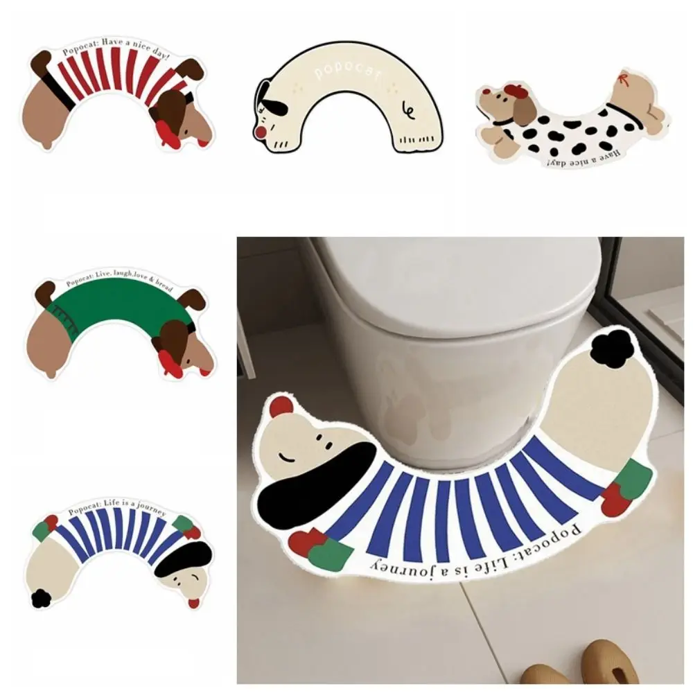 Cartoon U-Shaped Bath Mat Polyester Quick Dry Water Absorption Floor Mat Soft Dirt-resistant Bathroom Carpet Kitchen
Cartoon U-Shaped Bath Mat Polyester Quick Dry Water Absorption Floor Mat Soft Dirt-resistant Bathroom Carpet Kitchen