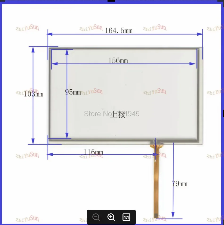 ZhiYuSun 164mm*103mm touchscreens on GPS car and AT070TN83 display and commercial use 164*103 4 inch
ZhiYuSun 164mm*103mm touchscreens on GPS car and AT070TN83 display and commercial use 164*103 4 inch