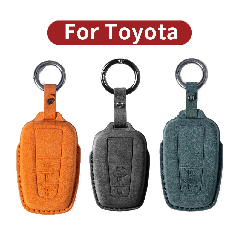 Suede Leather Car Key Case Cover Shell For Toyota RAV4 CHR Prius Camry Corolla Altis Prado Land Cruiser 2/3/4 Button Keychain
Suede Leather Car Key Case Cover Shell For Toyota RAV4 CHR Prius Camry Corolla Altis Prado Land Cruiser 2/3/4 Button Keychain