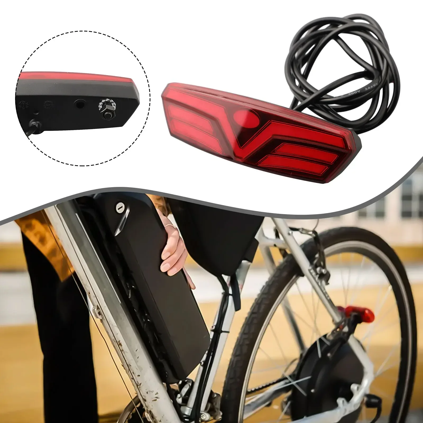 Applicable Voltage E Bike Water Splashing E Bike Electric Bicycle Rear Tail Light Peace Of Mind Behind The Rack
Applicable Voltage E Bike Water Splashing E Bike Electric Bicycle Rear Tail Light Peace Of Mind Behind The Rack