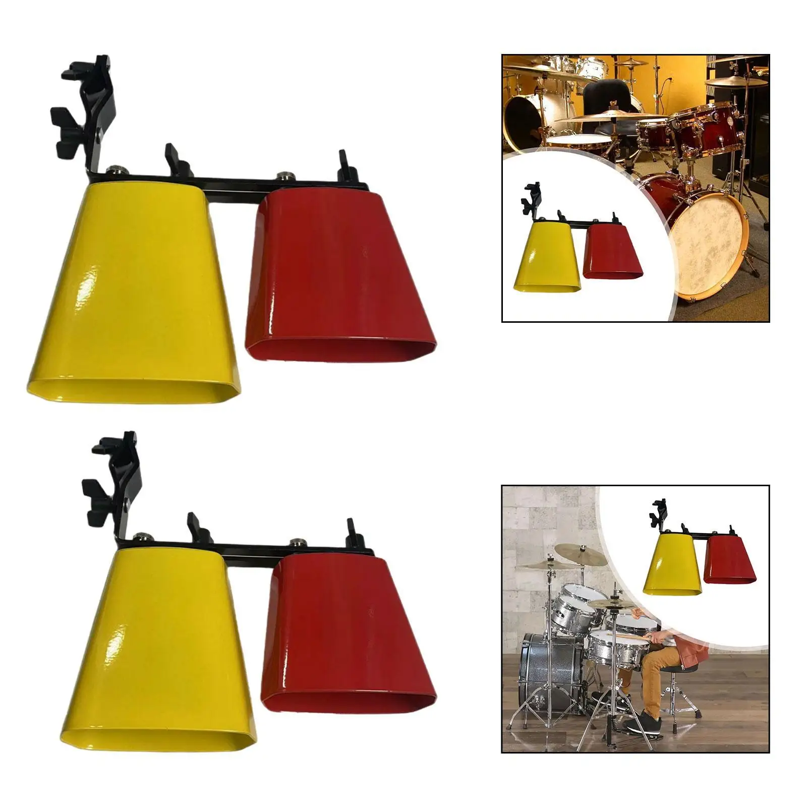 High and Low Tone Cowbell Noisemaker Knocker Drum Part Sturdy Professional with
High and Low Tone Cowbell Noisemaker Knocker Drum Part Sturdy Professional with