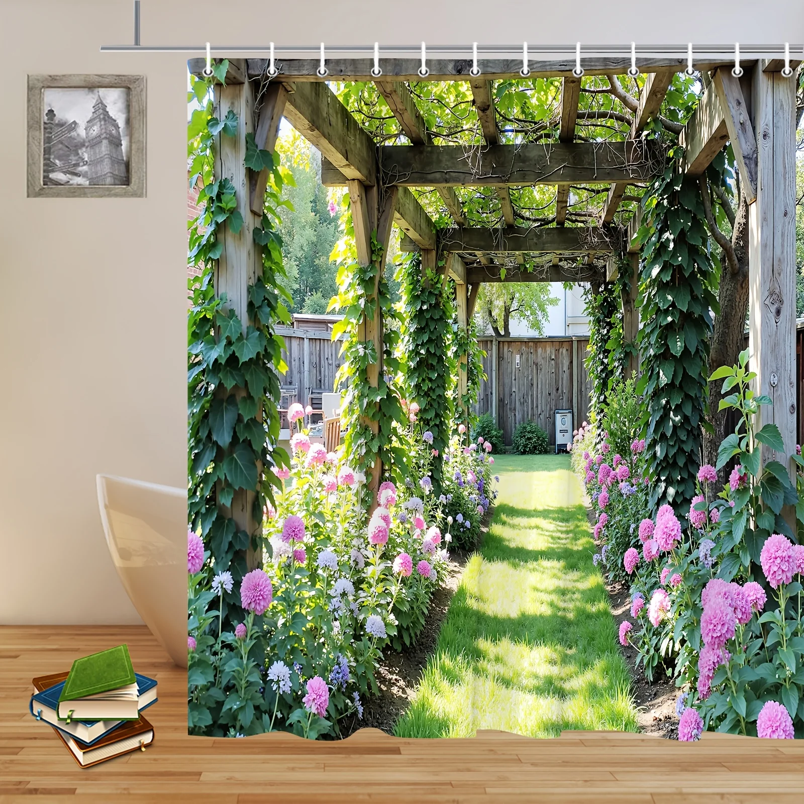 Очаровательная занавеска для душа Garden Arbor — химерный декор для ванны, идеально подходит для тех, кто любит, вдохновленный природой и спокойной дизайна
Очаровательная занавеска для душа Garden Arbor — химерный декор для ванны, идеально подходит для тех, кто любит, вдохновленный природой и спокойной дизайна