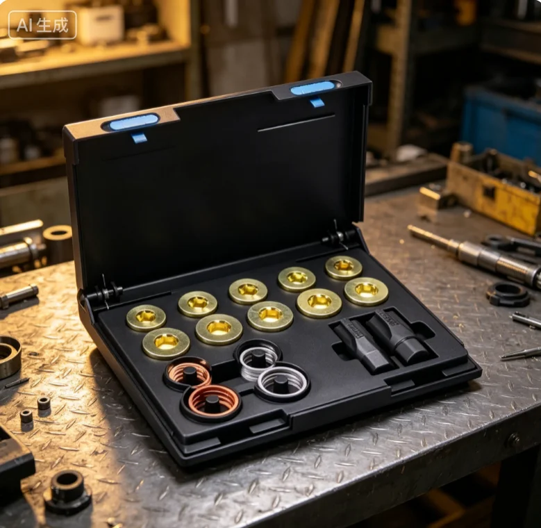 Fuel Tank Drain Hole Thread Repair Kit, Includes Hex Shank Tap, OS Screw, Pressure Ring & LS Compact Fixing Screws
Fuel Tank Drain Hole Thread Repair Kit, Includes Hex Shank Tap, OS Screw, Pressure Ring & LS Compact Fixing Screws