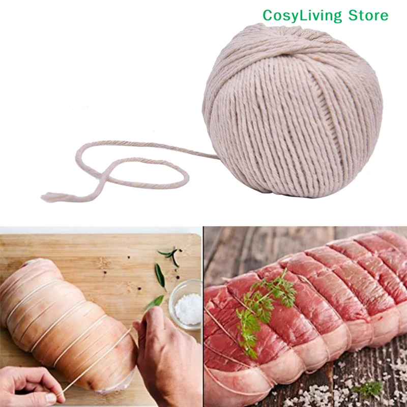 1Roll Meat Sausage Tie Rope Butcher's Cotton Twine Meat Barbecue Strings Cooking Tools
1Roll Meat Sausage Tie Rope Butcher's Cotton Twine Meat Barbecue Strings Cooking Tools