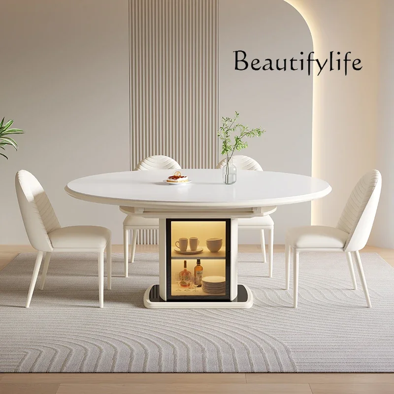 Luxury Living Room Table Chairs Folding Rectangular Extendable Round Dining Table Kitchen Small Mesas
Luxury Living Room Table Chairs Folding Rectangular Extendable Round Dining Table Kitchen Small Mesas