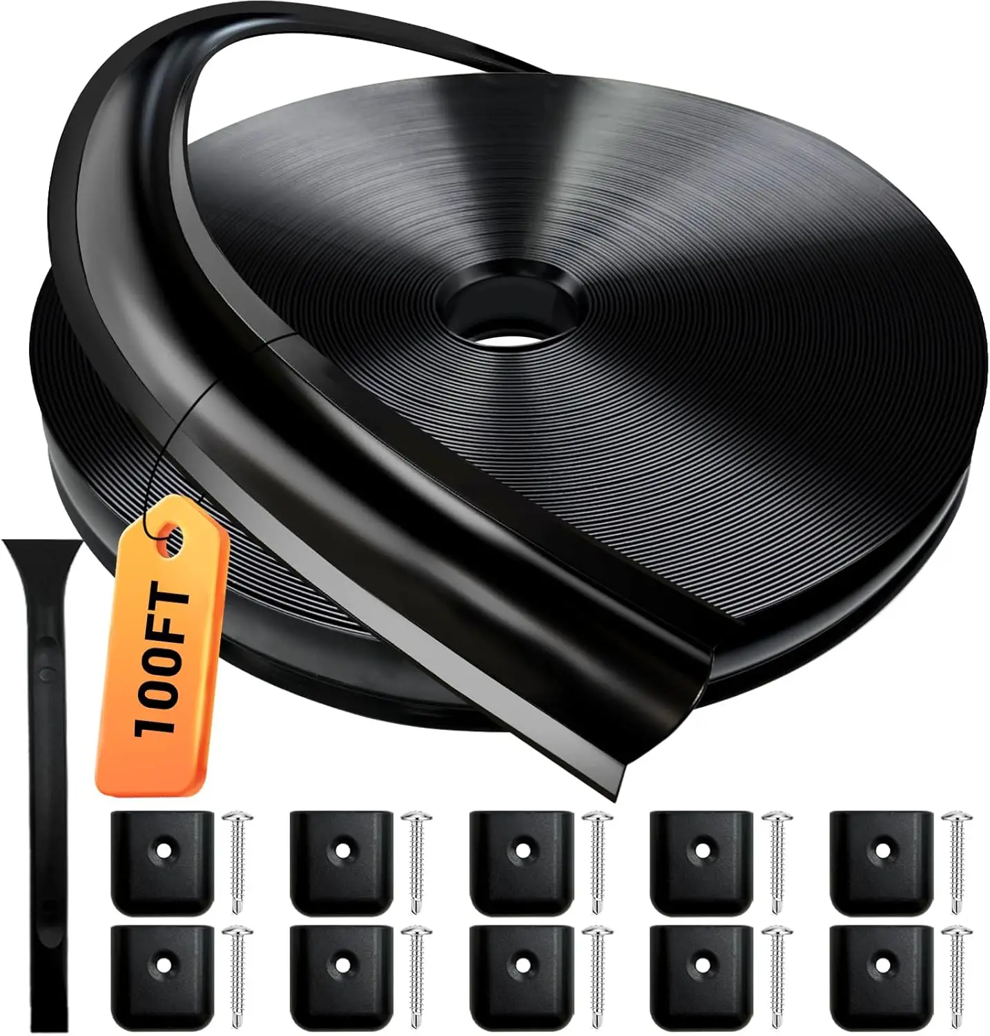 100Ft RV Trim Molding Insert, Heavy Duty Weather Stripping Exterior, Vinyl Rubber Seal Strip with End Caps for Camper Travel Trailer, Black
100Ft RV Trim Molding Insert, Heavy Duty Weather Stripping Exterior, Vinyl Rubber Seal Strip with End Caps for Camper Travel Trailer, Black