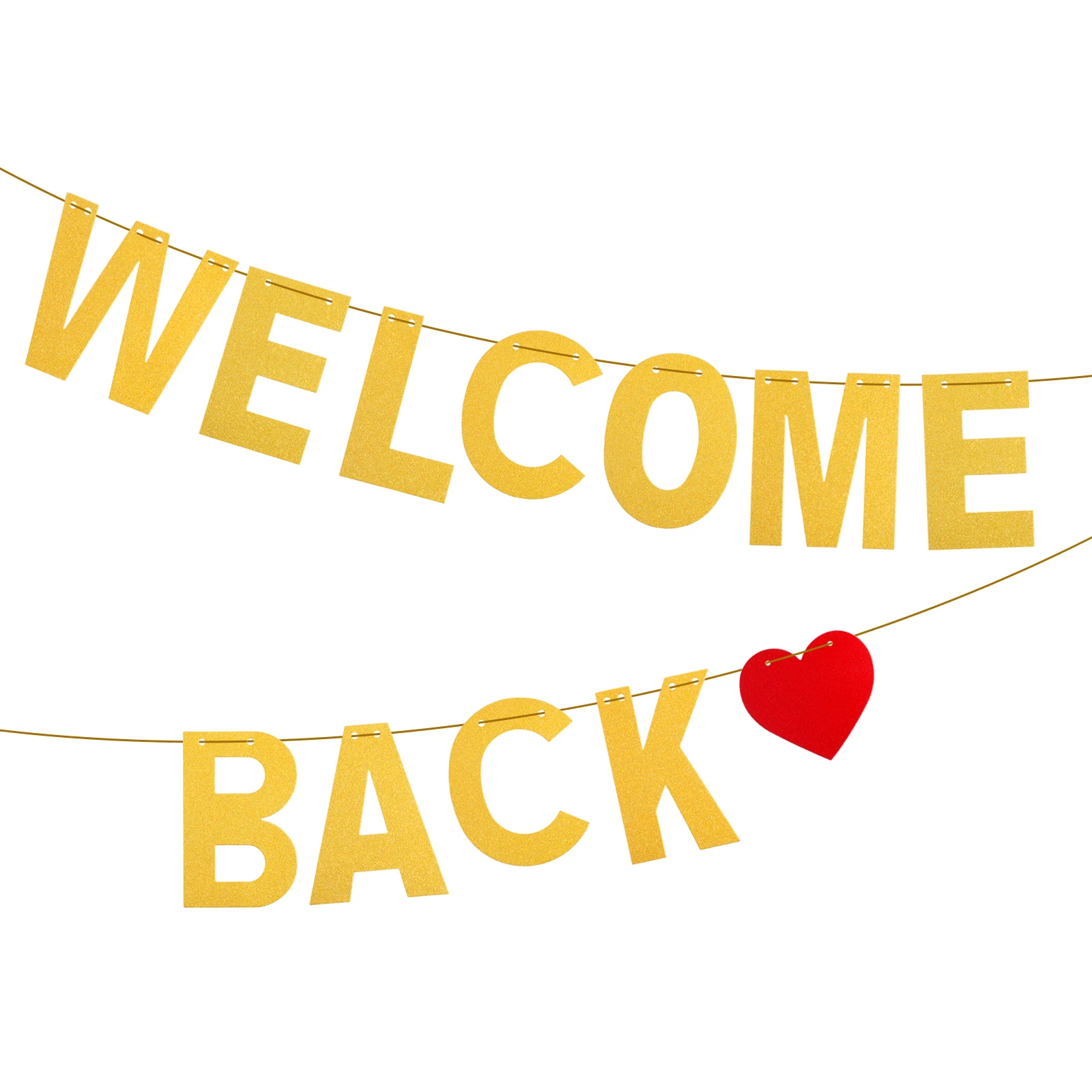 1pcs Glitter Gold Banner Premium Paper Lovely Patterns Letters School Welcome Back Banner For Back To School Party
1pcs Glitter Gold Banner Premium Paper Lovely Patterns Letters School Welcome Back Banner For Back To School Party