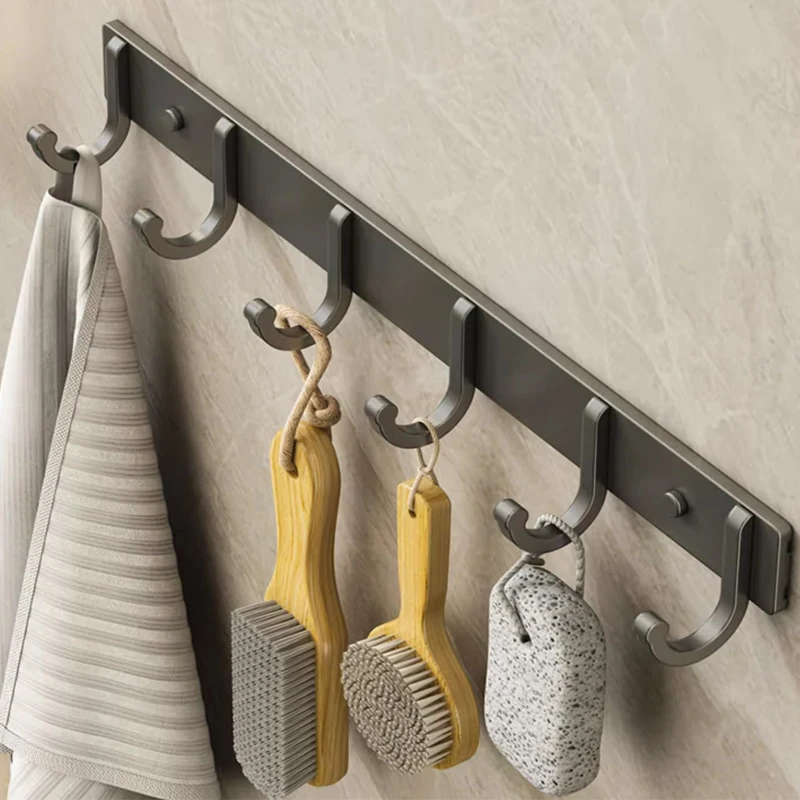 punch-free Space Aluminum no drill Kitchen Hook Bathroom Clothes Hooks Storage Rack Hook Door Wall Hanging Household Accessories
punch-free Space Aluminum no drill Kitchen Hook Bathroom Clothes Hooks Storage Rack Hook Door Wall Hanging Household Accessories