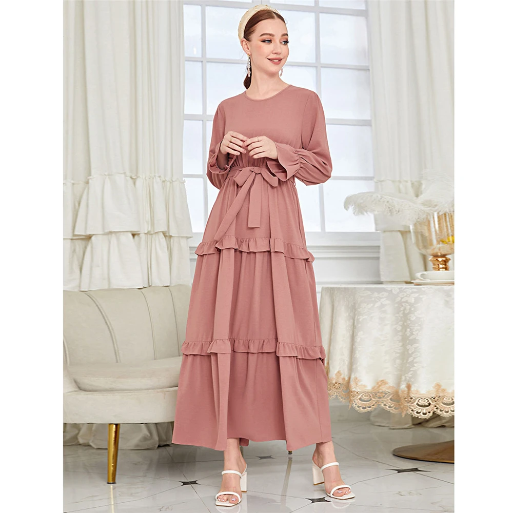 Fashion 2024 Summer Muslim Women Long Sleeve Maxi Dress Ruffle Kaftan Dubai Turkey Abaya Islamic Clothing Vestidos Caftan Robe
Fashion 2024 Summer Muslim Women Long Sleeve Maxi Dress Ruffle Kaftan Dubai Turkey Abaya Islamic Clothing Vestidos Caftan Robe
