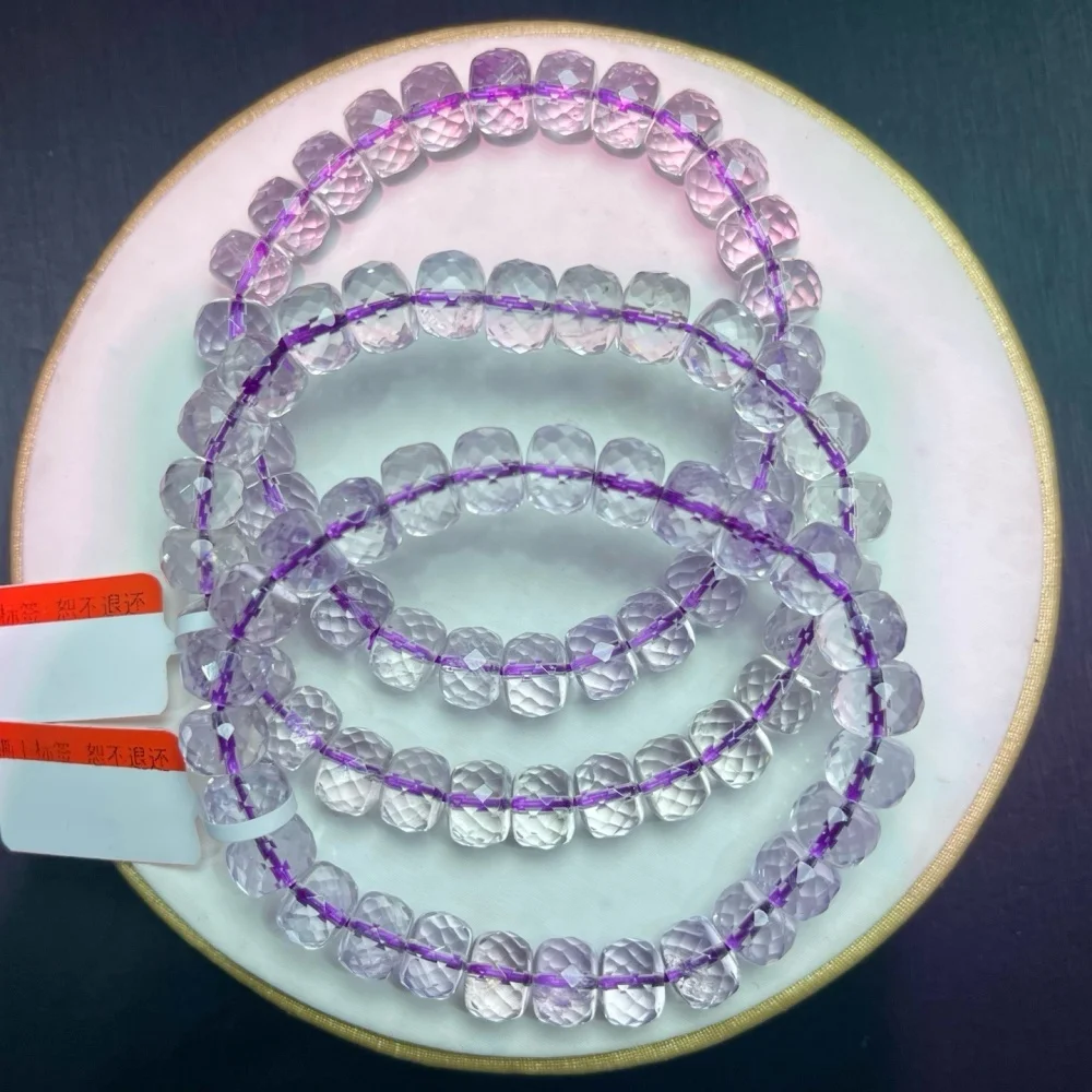 10MM Natural Freeform Amethyst Facet Beads Bracelet Women Energy Reiki Healing Bangle Jewelry Holiday Gift 1PCS
10MM Natural Freeform Amethyst Facet Beads Bracelet Women Energy Reiki Healing Bangle Jewelry Holiday Gift 1PCS