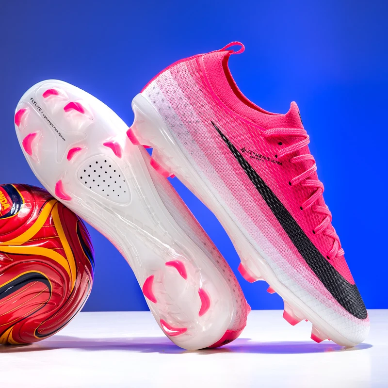 2026-WC Match Pink Mens Soccer Shoes Top-tier Training Non-Slip Turf Soccer Cleats Boys TF/FG Football Sneakers Chuteira Campo
2026-WC Match Pink Mens Soccer Shoes Top-tier Training Non-Slip Turf Soccer Cleats Boys TF/FG Football Sneakers Chuteira Campo