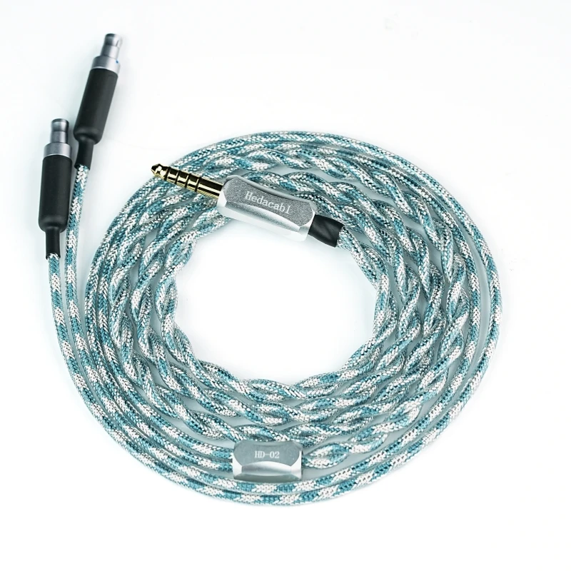 Hedacabl HD-02 2-core OCC upgrade cable, suitable for Sennheiser HD800, HD800s, HD820, HD820s, Dharma D1000 headphones
Hedacabl HD-02 2-core OCC upgrade cable, suitable for Sennheiser HD800, HD800s, HD820, HD820s, Dharma D1000 headphones
