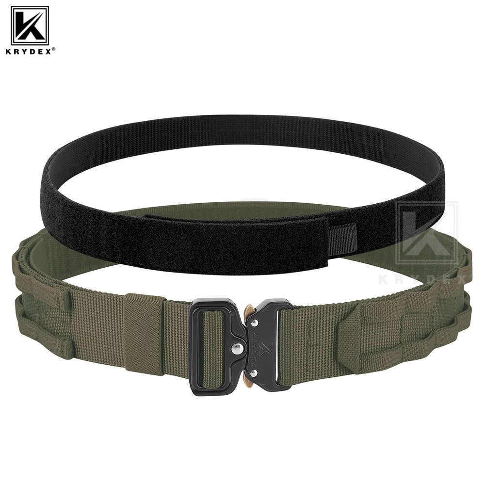 KRYDEX Tactical 1.75 inch Combat Rigger MOLLE Belt Quick Release Buckle Hunting Sport Wargame Mens Heavy Duty Belt
KRYDEX Tactical 1.75 inch Combat Rigger MOLLE Belt Quick Release Buckle Hunting Sport Wargame Mens Heavy Duty Belt