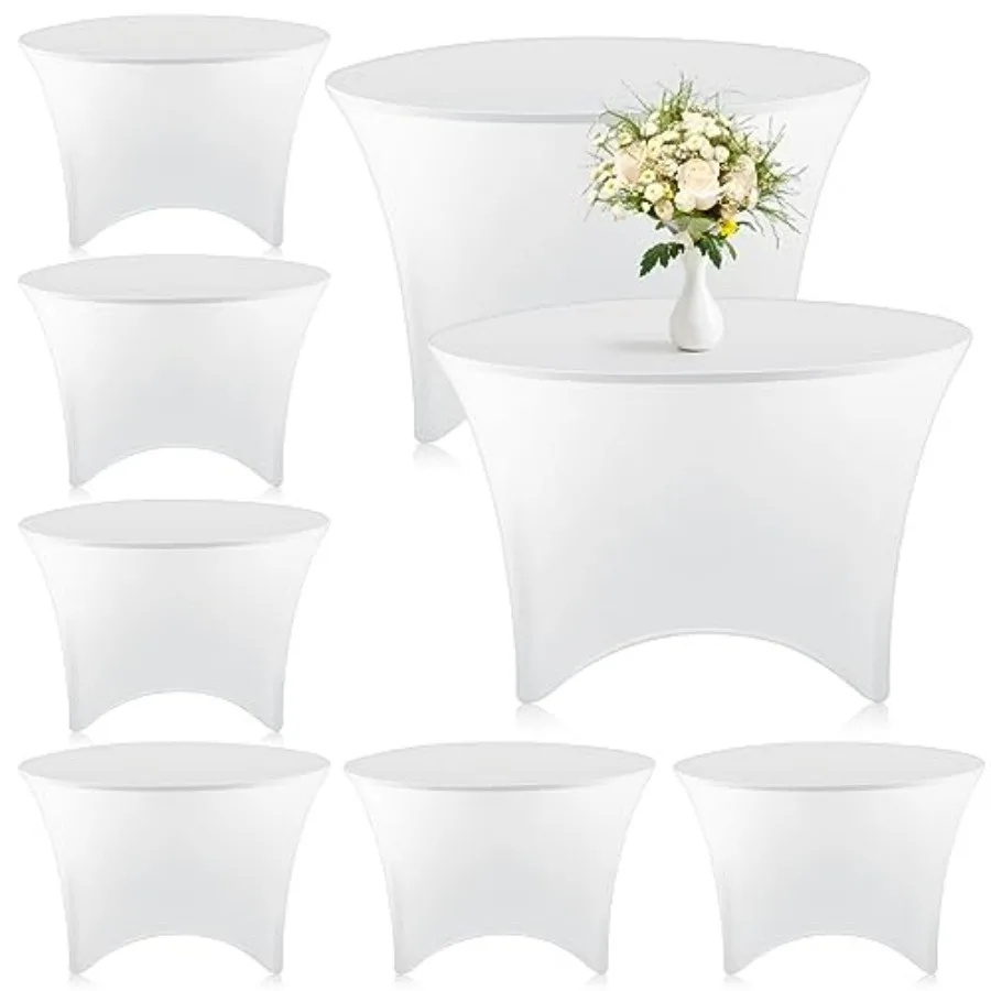 8 Pack 48 Inch 4 FT Spandex Round Tablecloth Fitted Stretch Tablecloth Elastic Table Cover for Wedding Party Restaurant Banquet
8 Pack 48 Inch 4 FT Spandex Round Tablecloth Fitted Stretch Tablecloth Elastic Table Cover for Wedding Party Restaurant Banquet