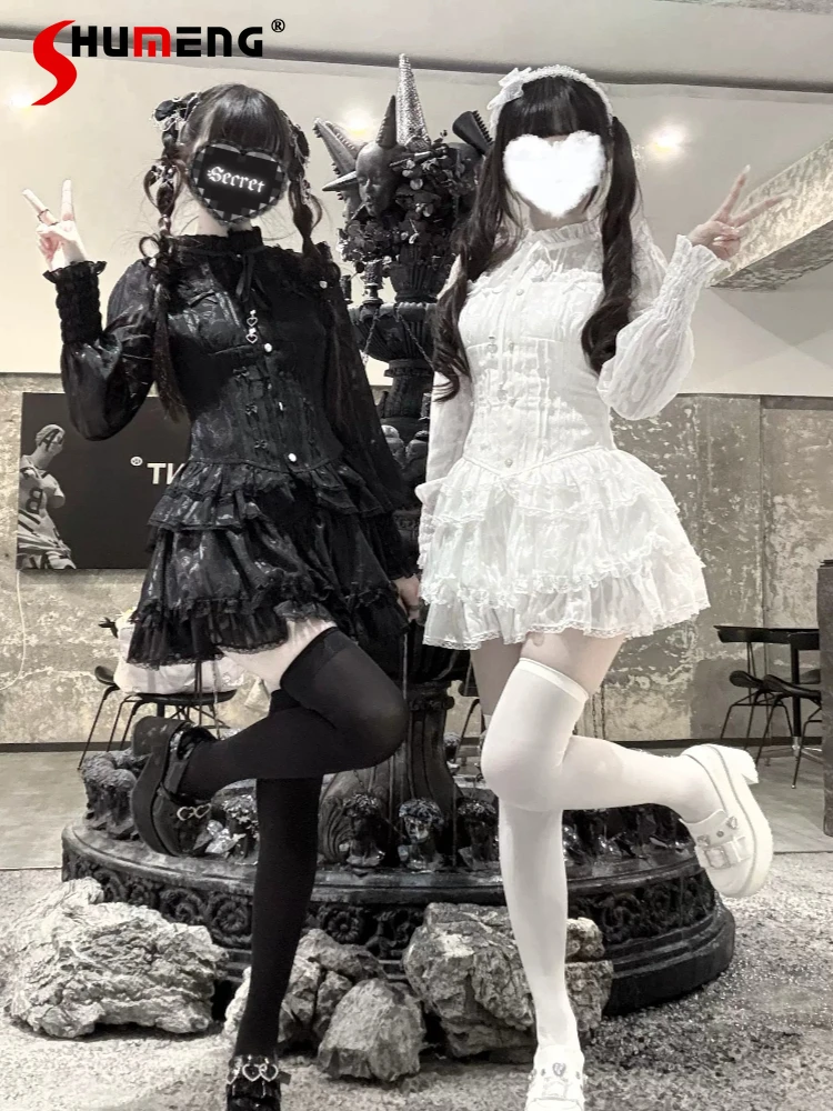 Original Japanese Mass-produced Style Lace Splicing Long Sleeve Single-breasted Top High Waist Pumpkin Pants Two-piece Set Women
Original Japanese Mass-produced Style Lace Splicing Long Sleeve Single-breasted Top High Waist Pumpkin Pants Two-piece Set Women