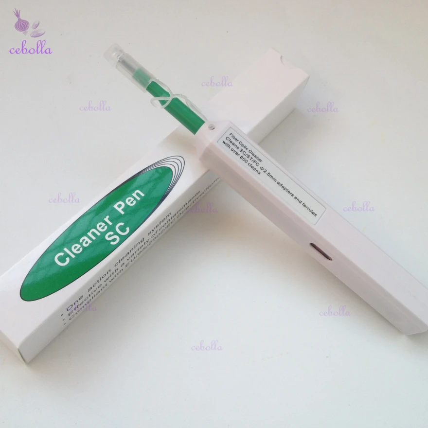5pcs Optic Fiber Cleaner Pen 1.25mm and 2.5mm LC/SC/FC/ST One Click Connectors Adapters and Ferrules 800 times Cleaning
5pcs Optic Fiber Cleaner Pen 1.25mm and 2.5mm LC/SC/FC/ST One Click Connectors Adapters and Ferrules 800 times Cleaning