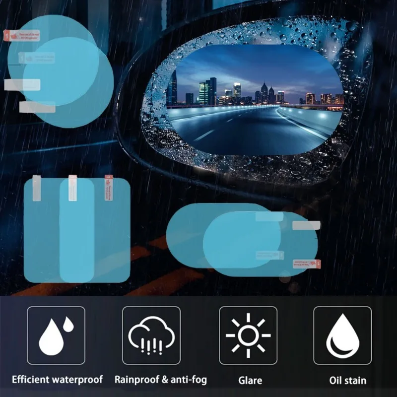 Car Rearview Mirror Anti-Fog Film, Waterproof Rainproof Anti-Glare Nano Protective Film for Car Side Mirrors
Car Rearview Mirror Anti-Fog Film, Waterproof Rainproof Anti-Glare Nano Protective Film for Car Side Mirrors