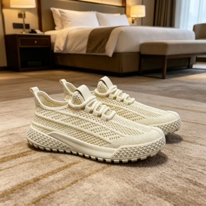2026 New Summer Men's Shoes Breathable Hollow Out Sports Net Shoes Lightweight Thin Work Shoes Casual Sneakers Rubber Sole
2026 New Summer Men's Shoes Breathable Hollow Out Sports Net Shoes Lightweight Thin Work Shoes Casual Sneakers Rubber Sole